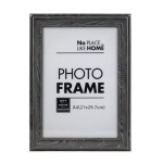 Picture Frame - A4 Certificate, Charcoal Grey Plastic